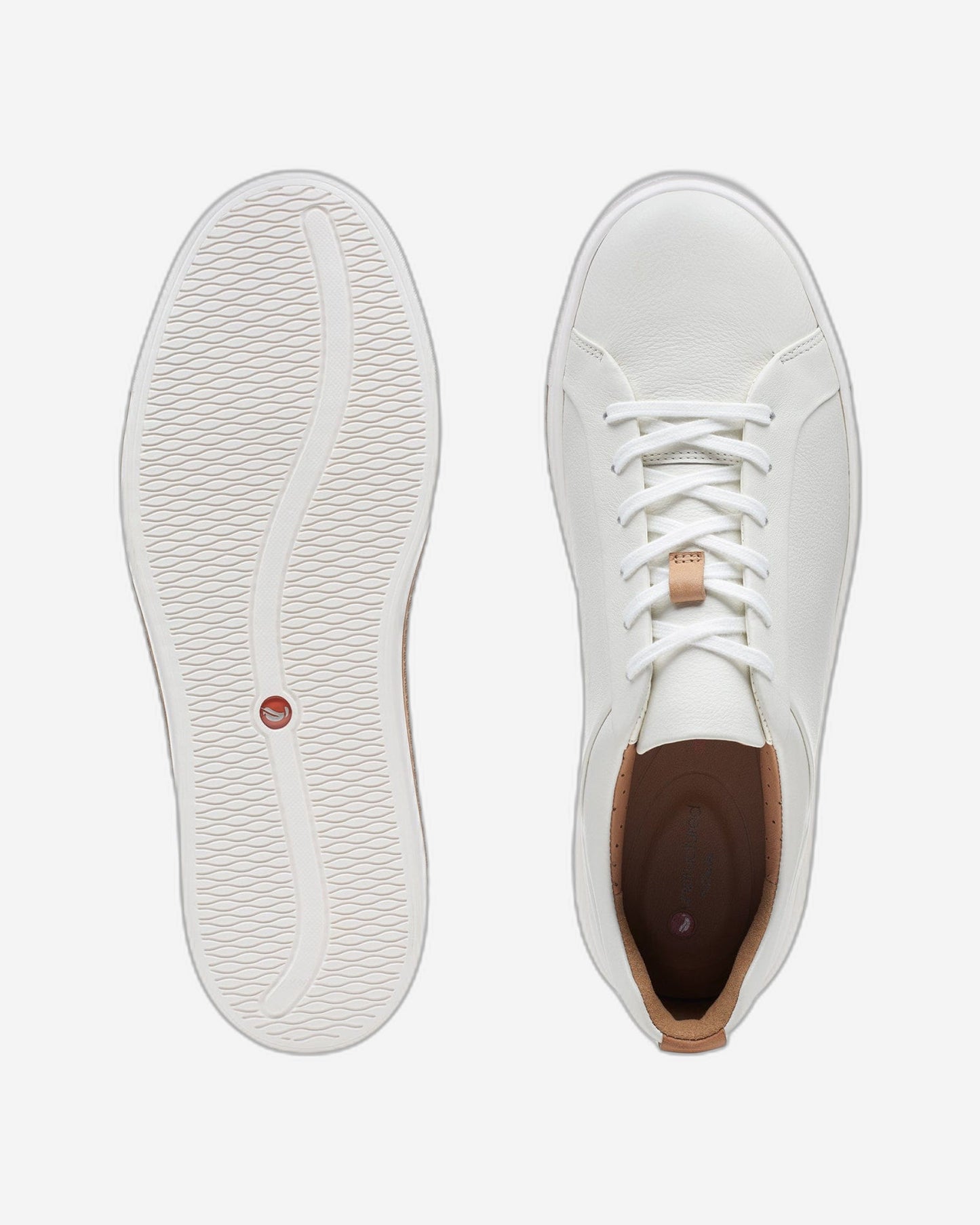 Clarks Un Maui Lace - Shoes - White Leather - 261401684 - D Width (Standard Fit)