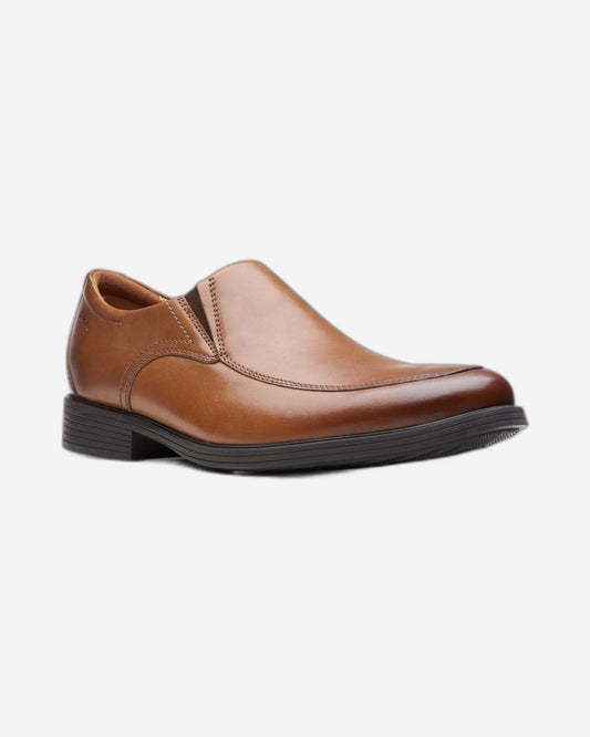 حذاء Clarks Whiddon Step - جلد بني داكن - 261529177 - عرض G (مقاس قياسي)