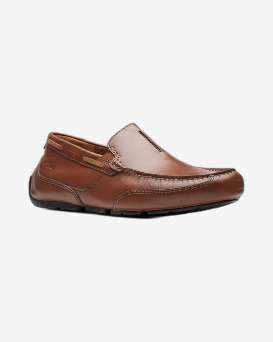 حذاء Clarks Markman Seam - لون بني داكن - 261715687 - عرض G (مقاس قياسي)