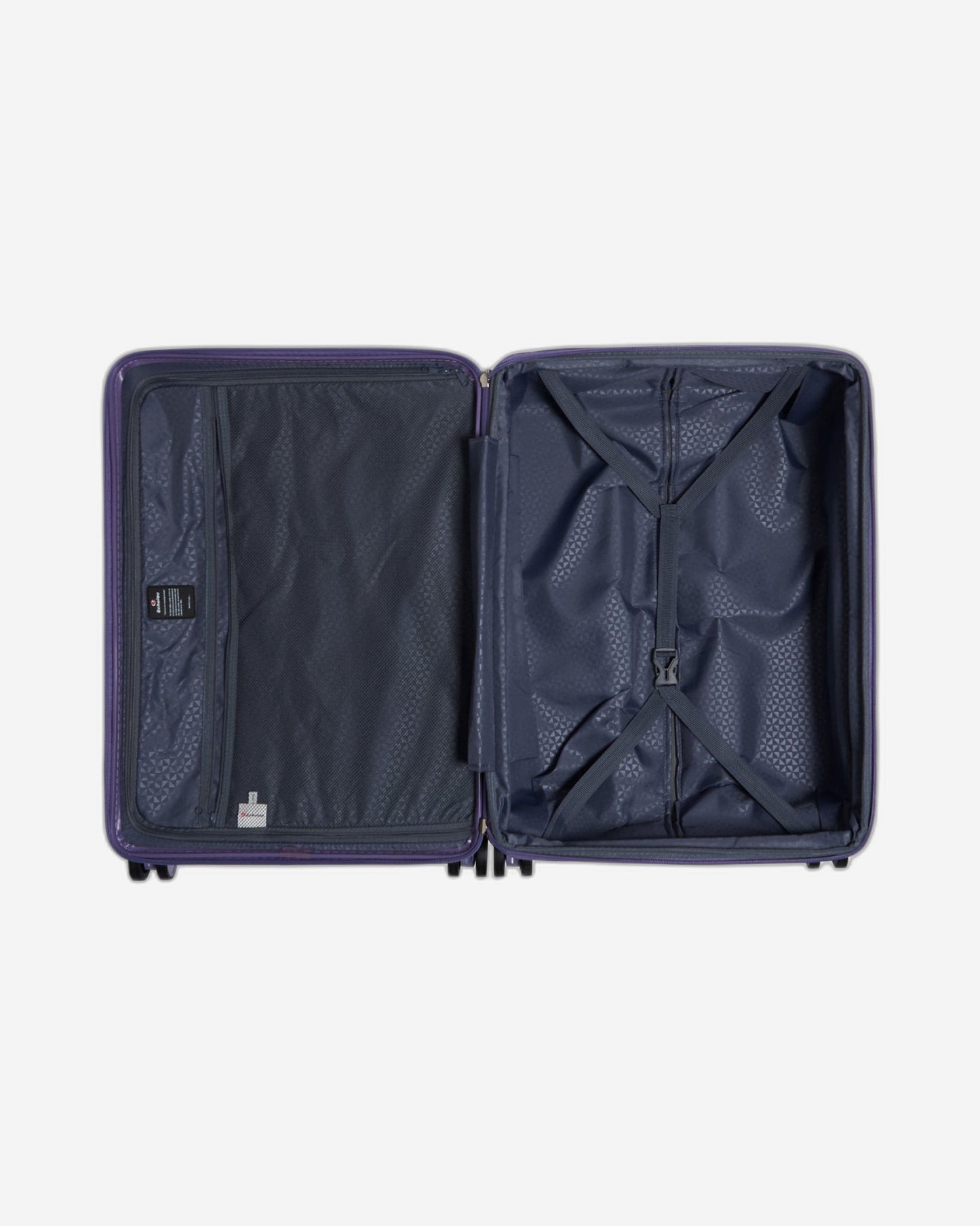 حقيبة سفر إيكولاك سينس الصلبة القابلة للتوسيع، مقاس 67 سم، مزودة بأربع عجلات مزدوجة، لون بنفسجي - CHT0023S - 24 بنفسجي