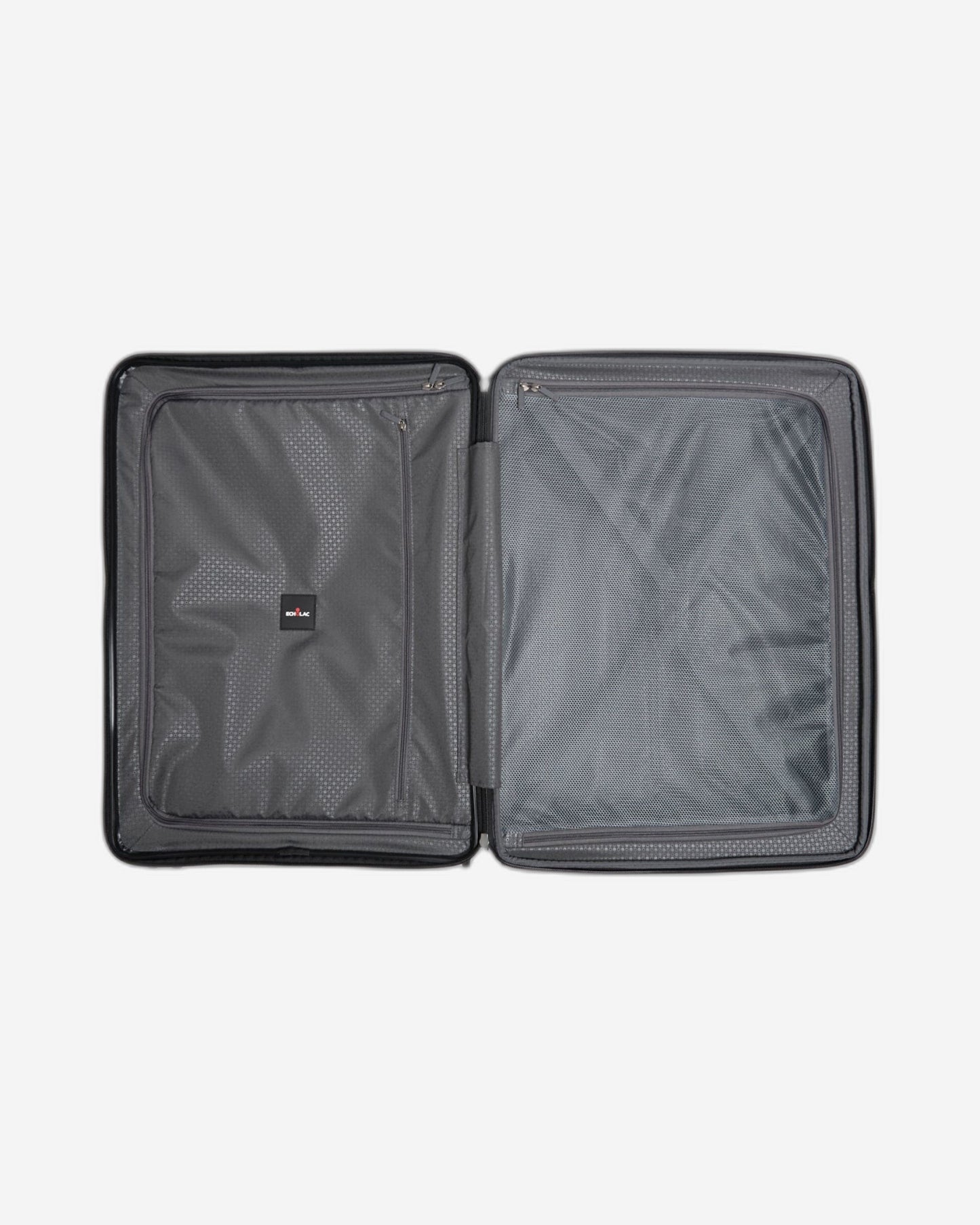 عربة أمتعة Echolac Forza الصلبة القابلة للتوسيع بأربع عجلات مزدوجة مقاس 55 سم، لون أسود - PW005 20 أسود