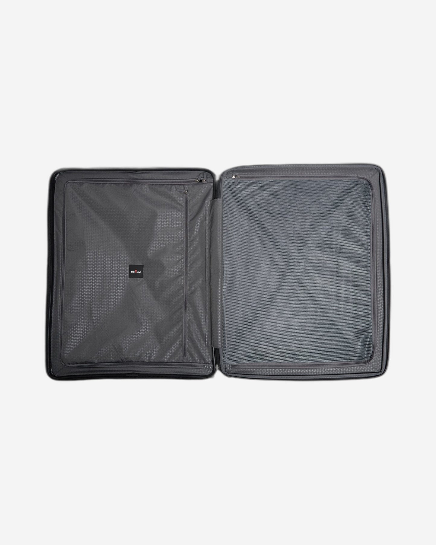 عربة أمتعة Echolac Forza الصلبة القابلة للتوسيع بأربع عجلات مزدوجة مقاس 75 سم، لون أسود - PPW005 28 أسود