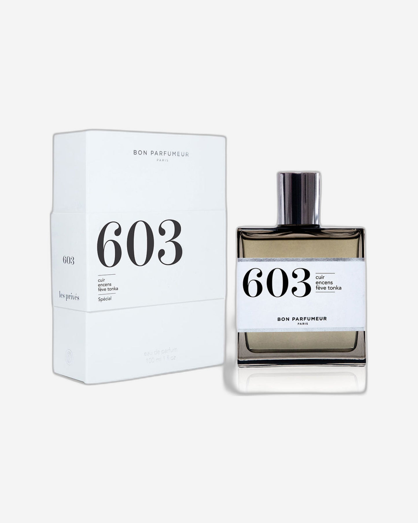 Bon Parfumeur: 'LES PRIVÉS - 603 LEATHER, INCENSE, TONKA للرجال والنساء EAU DE PARFUM 100 مل رذاذ طبيعي