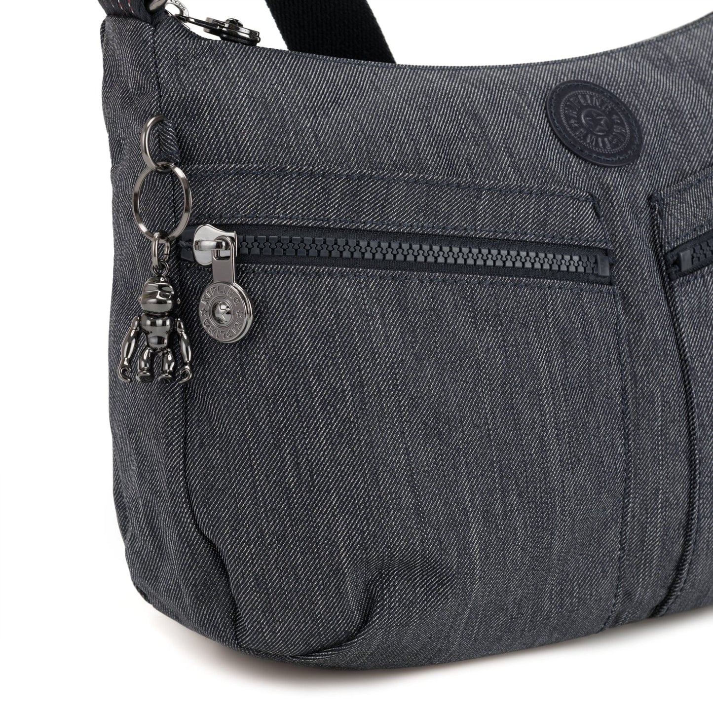 KIPLING-IZELLAH-حقيبة كروس بودي متوسطة الحجم-جينز رياضي-I4803-25E
