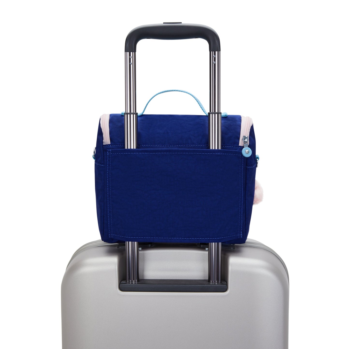 حقيبة غداء كبيرة Kipling New Kichirou Solar Navy C مع جراب عربة C215289-AF9
