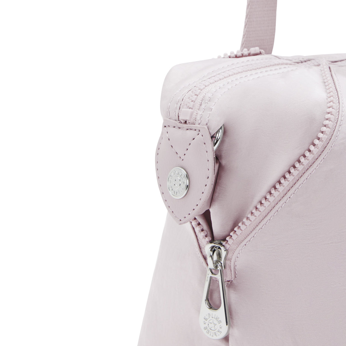 KIPLING-Art Mini-حقيبة يد صغيرة (بحزام كتف قابل للإزالة)-Gleam Silver-I2526-K6G