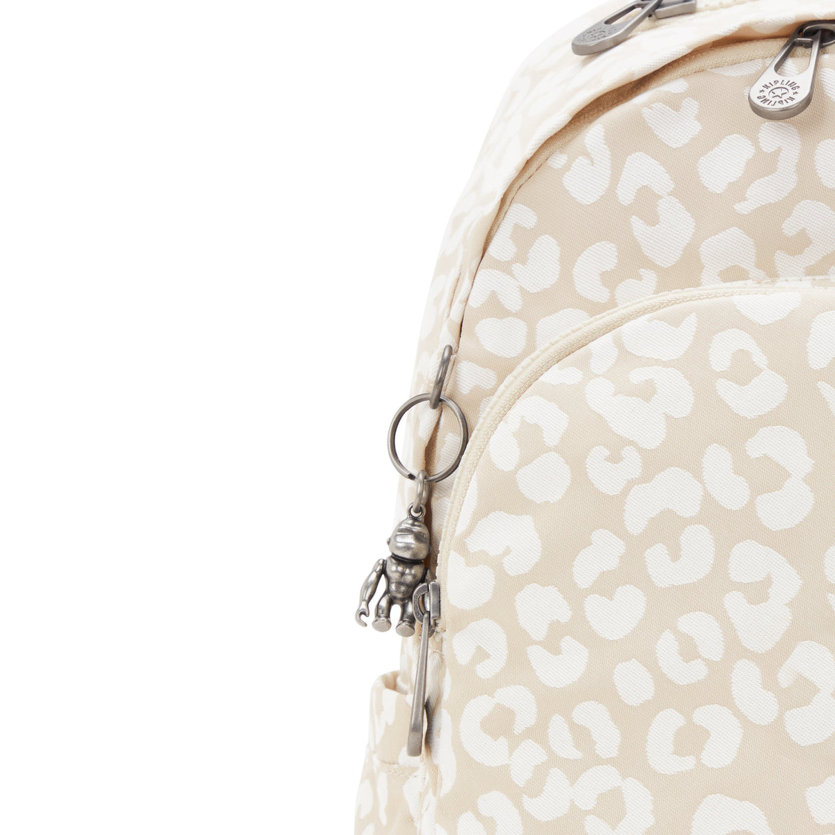 حقيبة ظهر KIPLING-Delia-Medium - White Cheetah J-I3149-T8J
