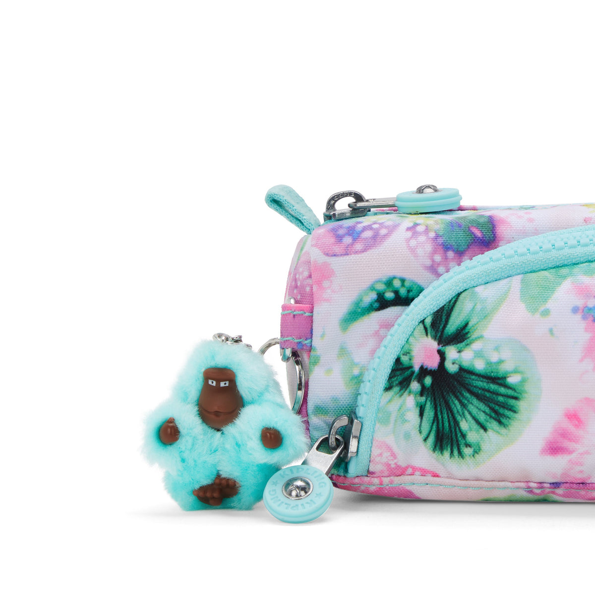 حقيبة أقلام متوسطة من Kipling بتصميم Cute Aqua Blossom C2I3330-7EC