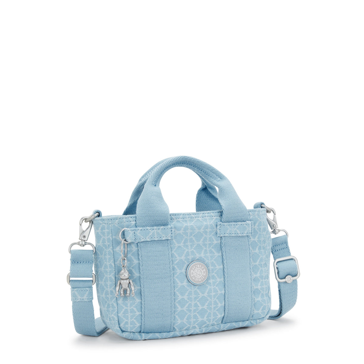 حقيبة كتف صغيرة من كيبلينج ريتا ميني لايت دينيم جاكار I3434-3LL