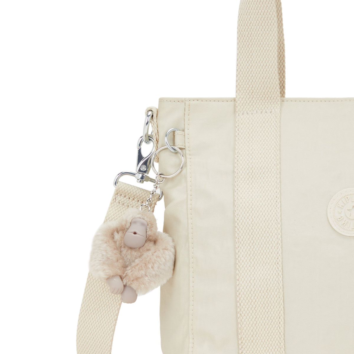 حقيبة KIPLING-Asseni Mini-Small (بحزام كتف قابل للإزالة)-Beige Pearl-I3572-3KA