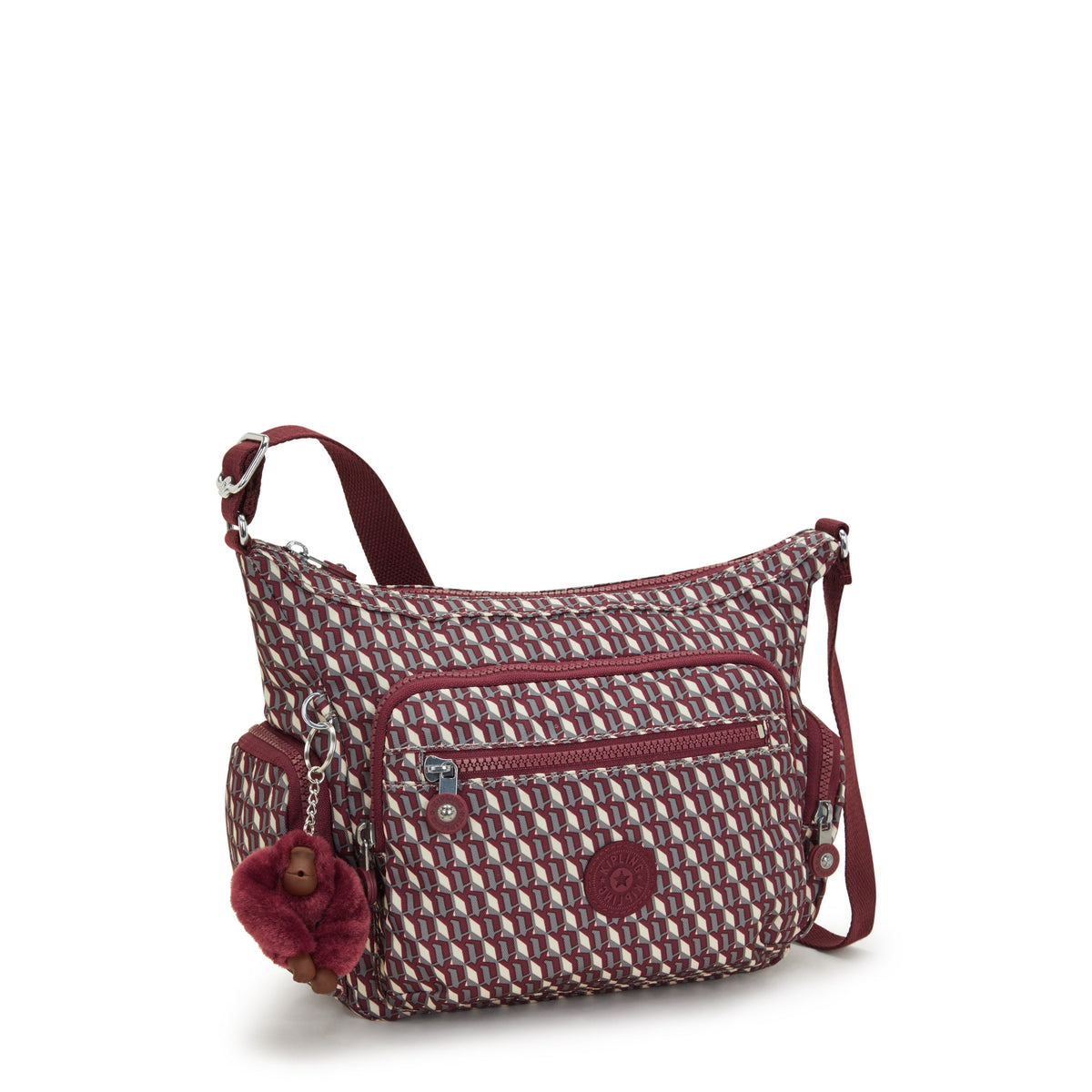 Kipling Gabbie S 3Dk Wine Medium حقيبة كروس I3759-1PB