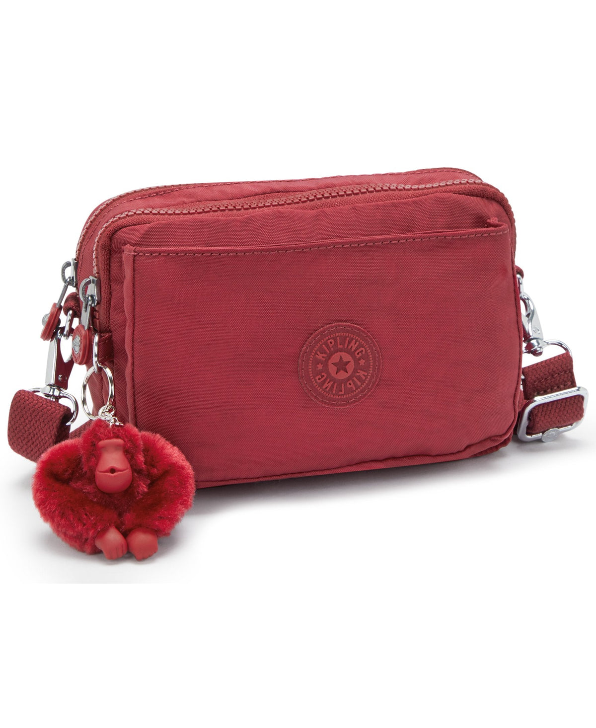 حقيبة كتف صغيرة Kipling Abanu متعددة الألوان باللون الأحمر I3795-4SS