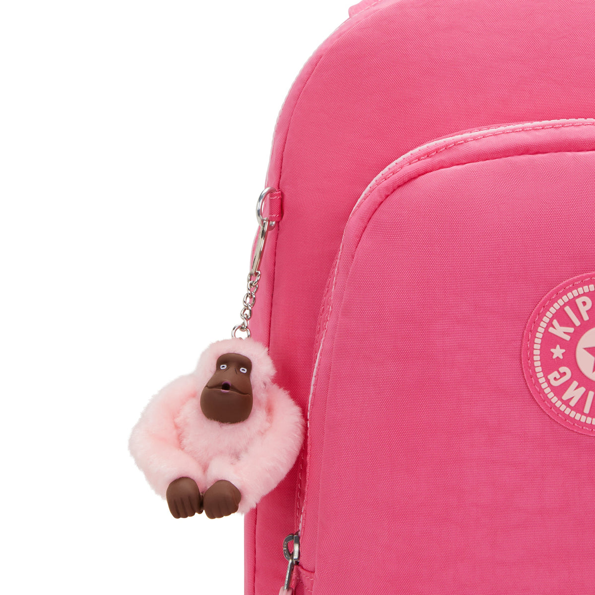 حقيبة ظهر كيبلينج كبيرة من فئة Happy Pink C C2I4053-BZ8