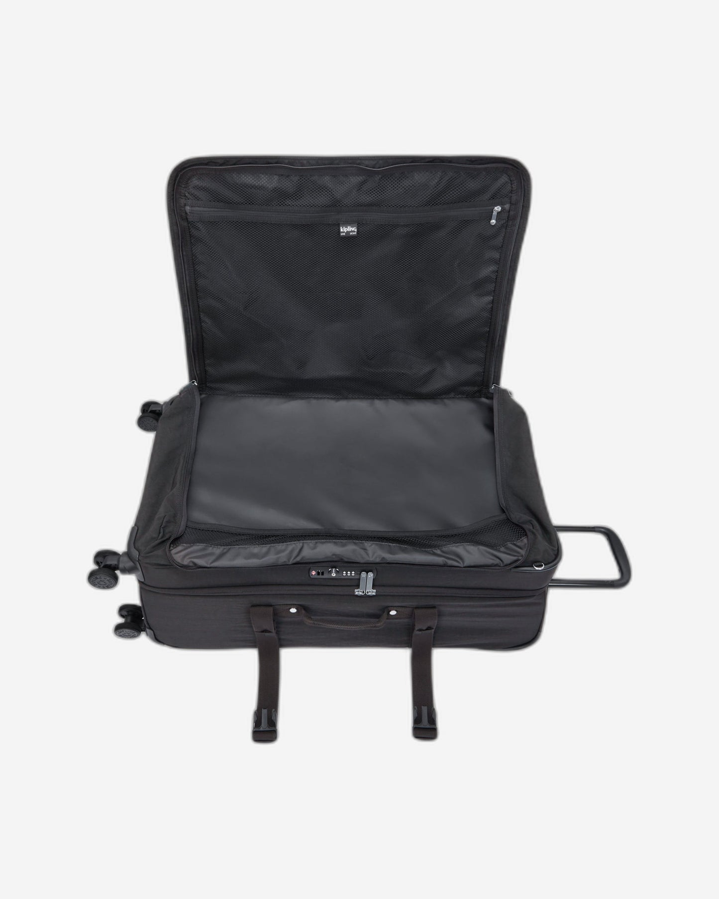 KIPLING Spontaneous L Black Noir حقيبة سفر كبيرة بعجلات I4193-P39