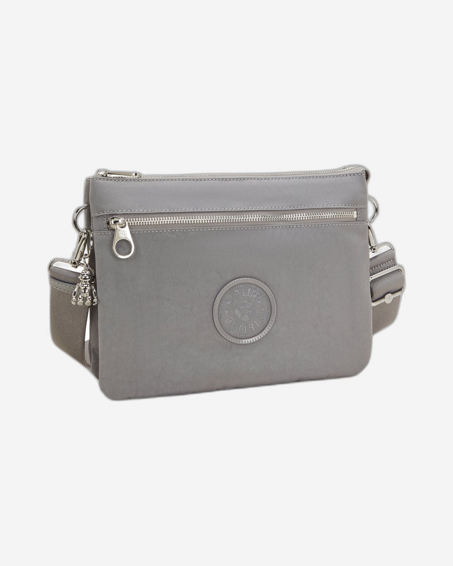 حقيبة كروس متوسطة (مع حزام كتف قابل للإزالة) Kipling Riri L Zip Grey Spice I4507-4GV