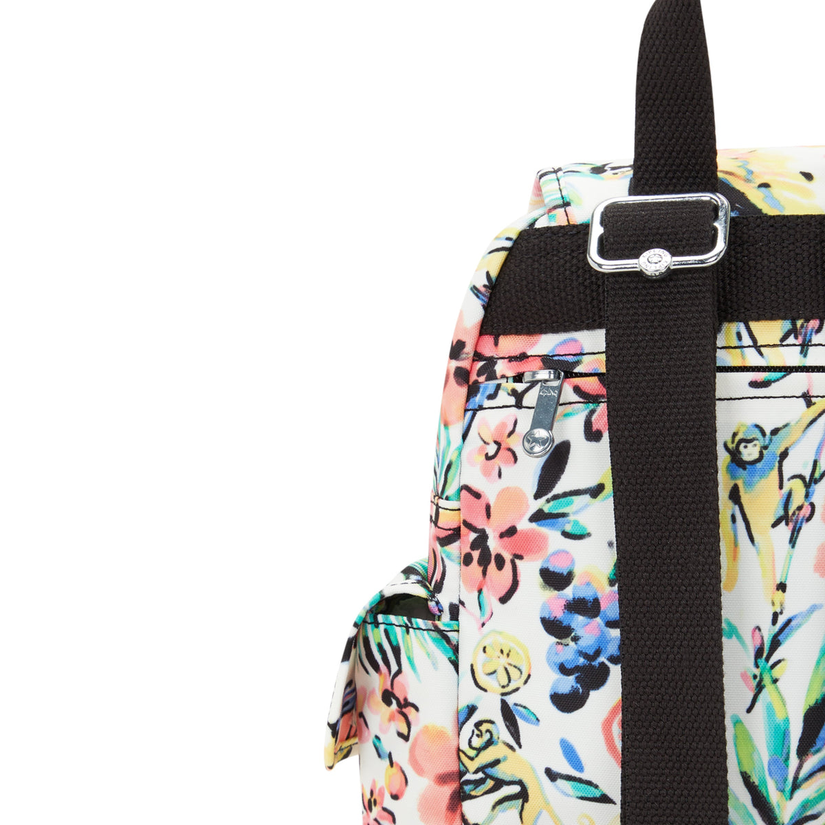 حقيبة الظهر الصغيرة City Pack Mini Cocktail Floral من Kipling طراز I4628-5DZ