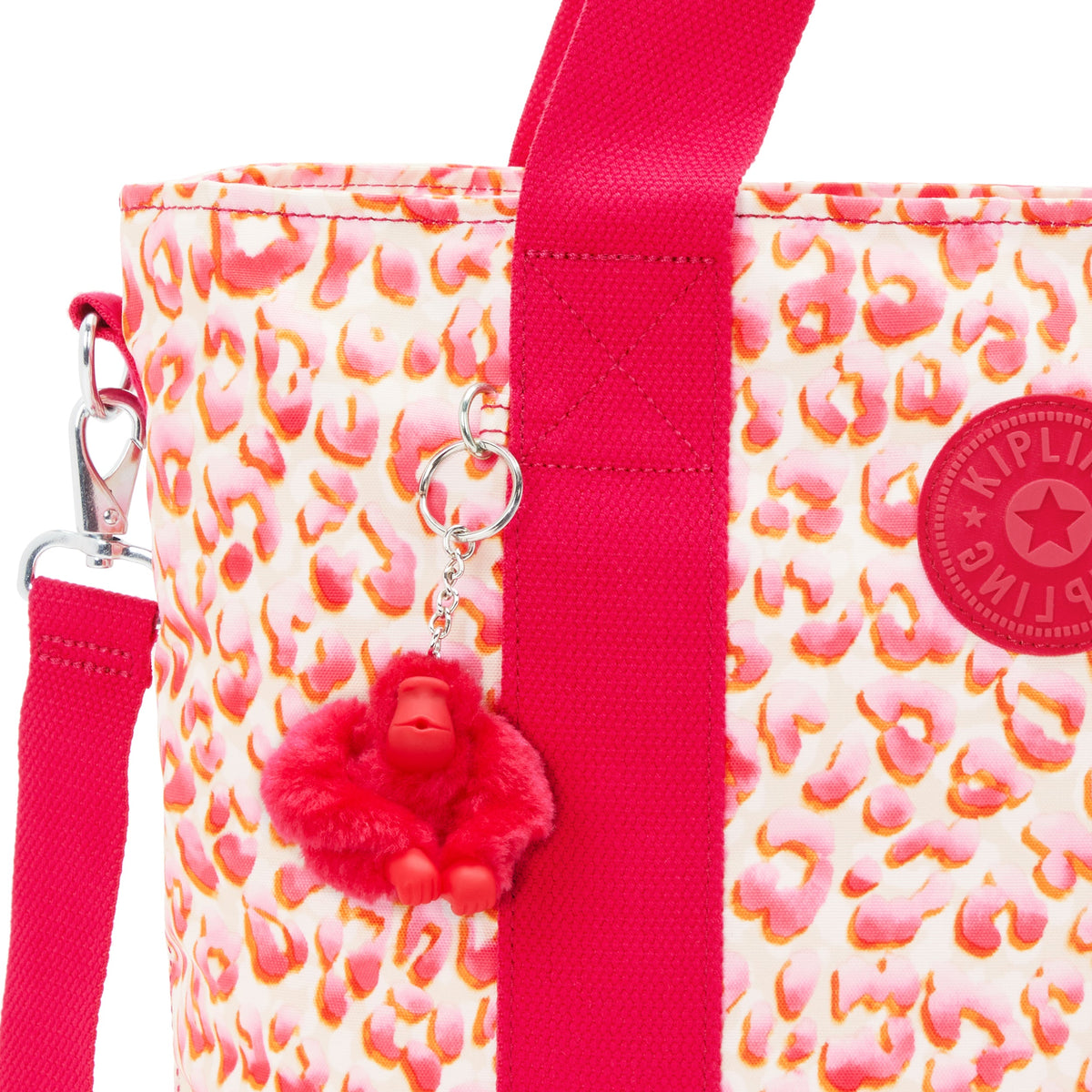 KIPLING-Minta L-حقيبة كبيرة (مع حزام كتف قابل للإزالة)-Latin Cheetah-I5379-6LX