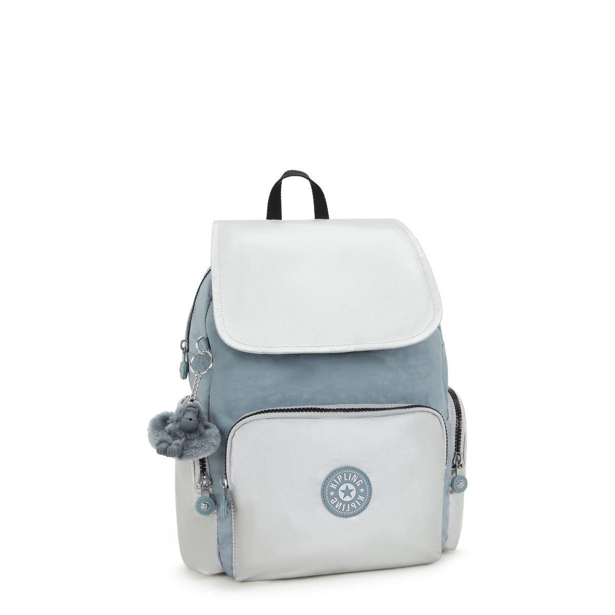 حقيبة ظهر صغيرة Kipling City Zip S Relaxed Grey Bl I5634-3FM