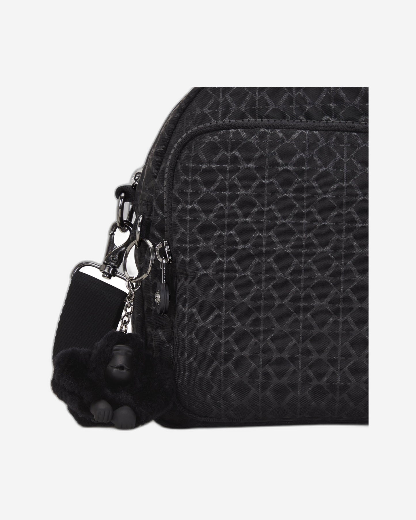 حقيبة كتف KIPLING Cool Defea Signature Emb متوسطة الحجم (مع حزام كتف قابل للإزالة) I6017-K59