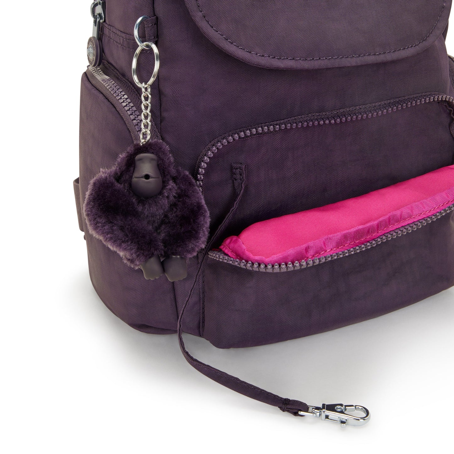 حقيبة ظهر Kipling City Zip Mini Ultimate Plum صغيرة I6046-67U