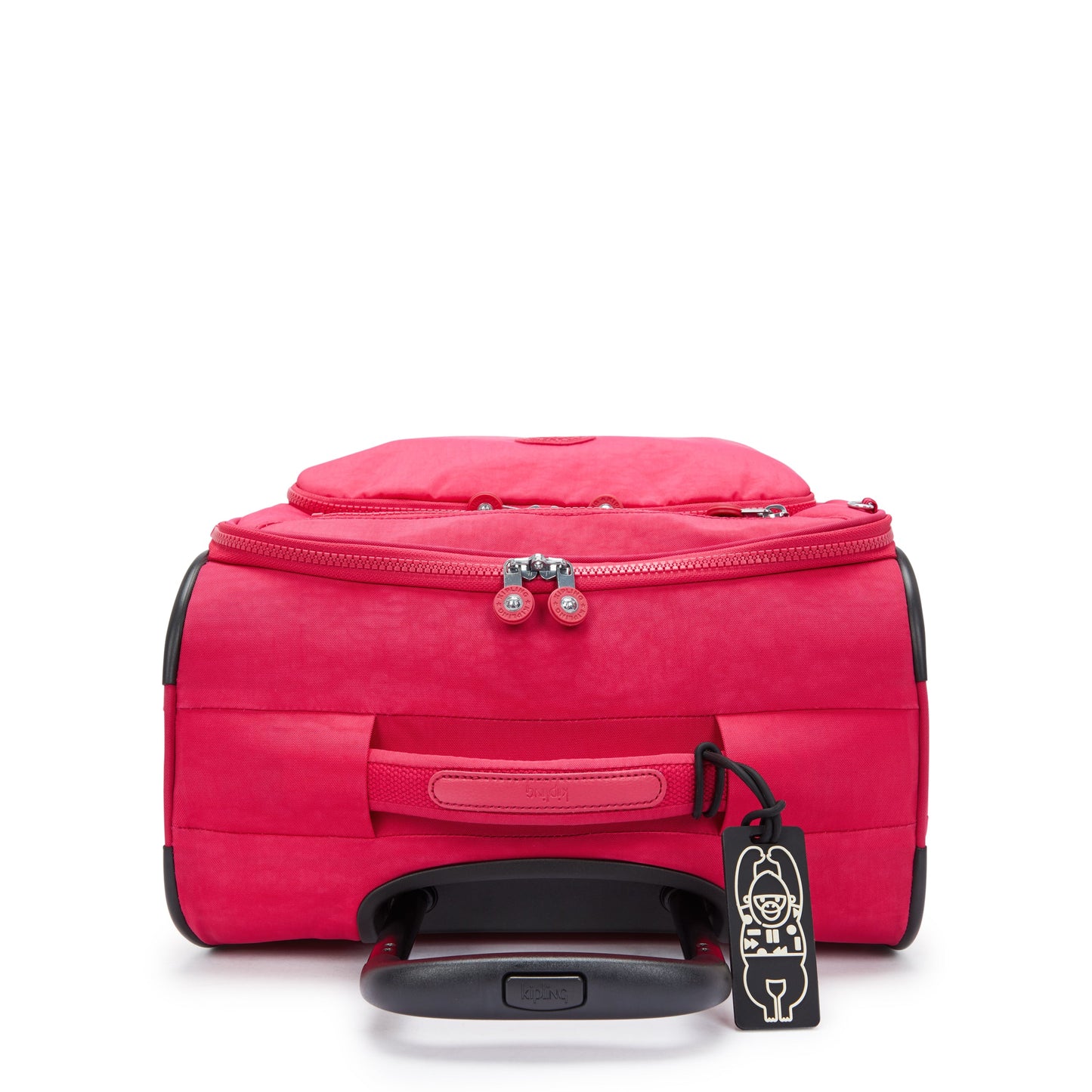 KIPLING-حقيبة دوارة صغيرة جديدة Youri Spin S-بحجم كابينة-وردي Confetti-I7504-T73