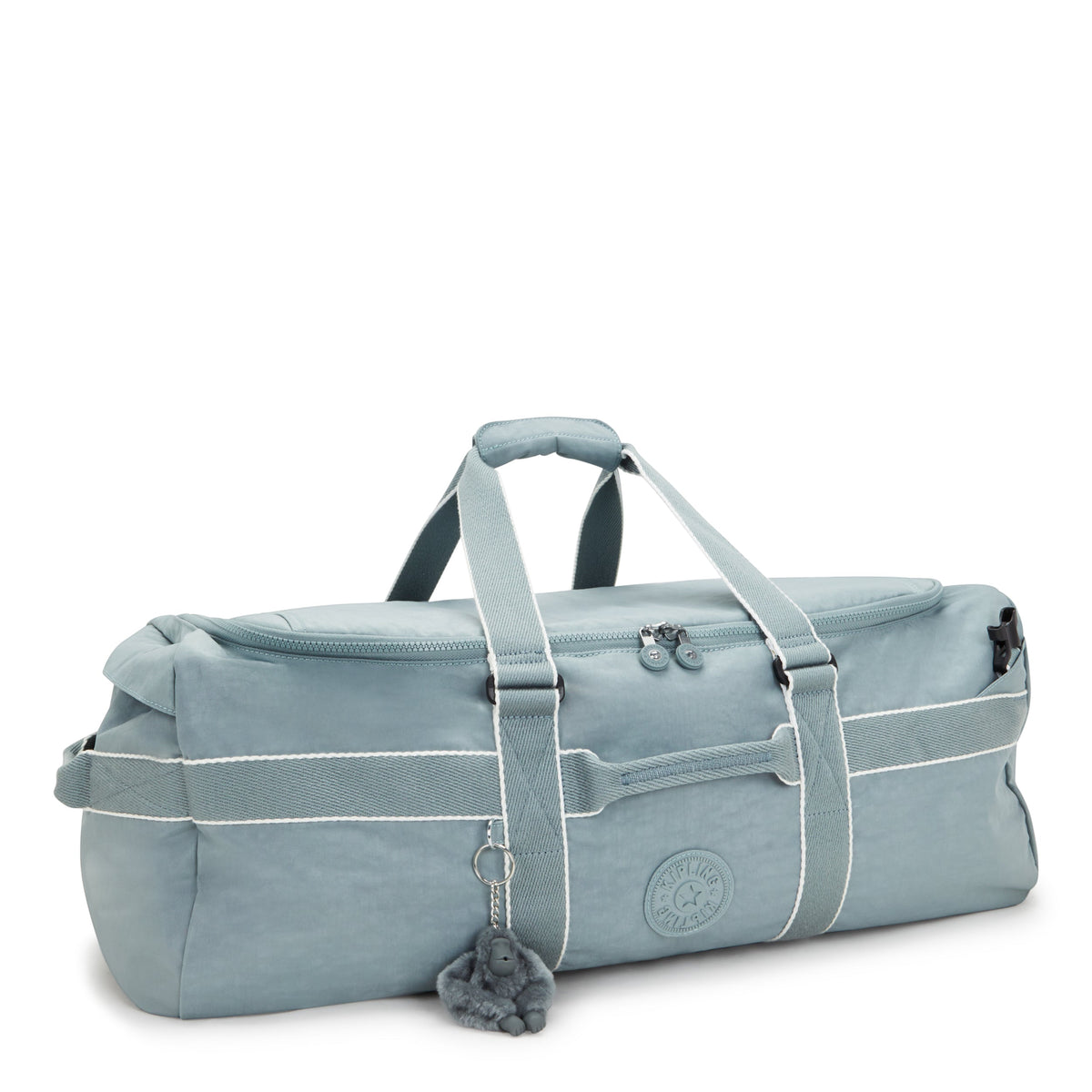 حقيبة Kipling Jonis M مريحة رمادية متوسطة الحجم لعطلة نهاية الأسبوع I7893-3NL
