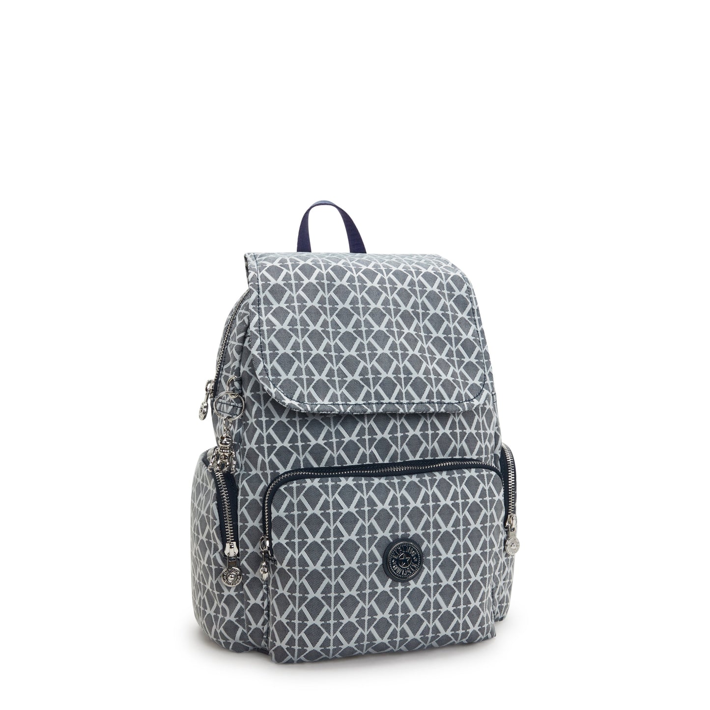 Kipling City Zip S Navy Sign Jq حقيبة ظهر صغيرة I8029-8DM