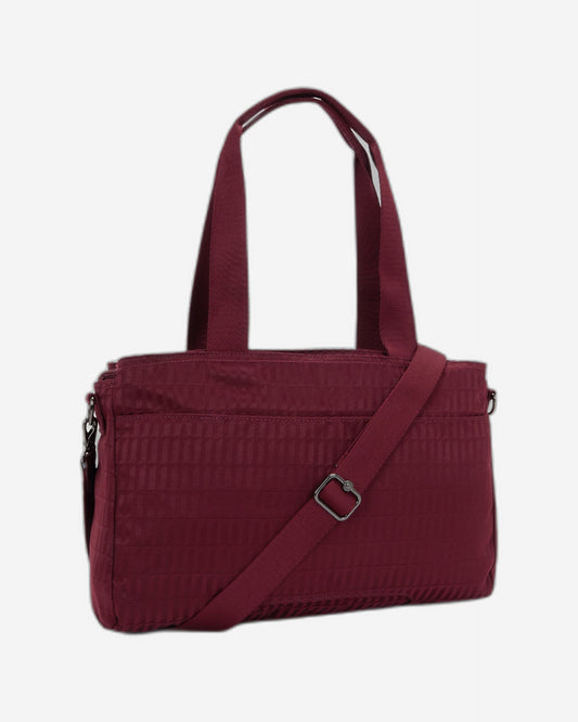Kipling Elysia Work S Maroon Tile Jq حقيبة عمل صغيرة (مع حزام كتف قابل للإزالة) I8795-9HX