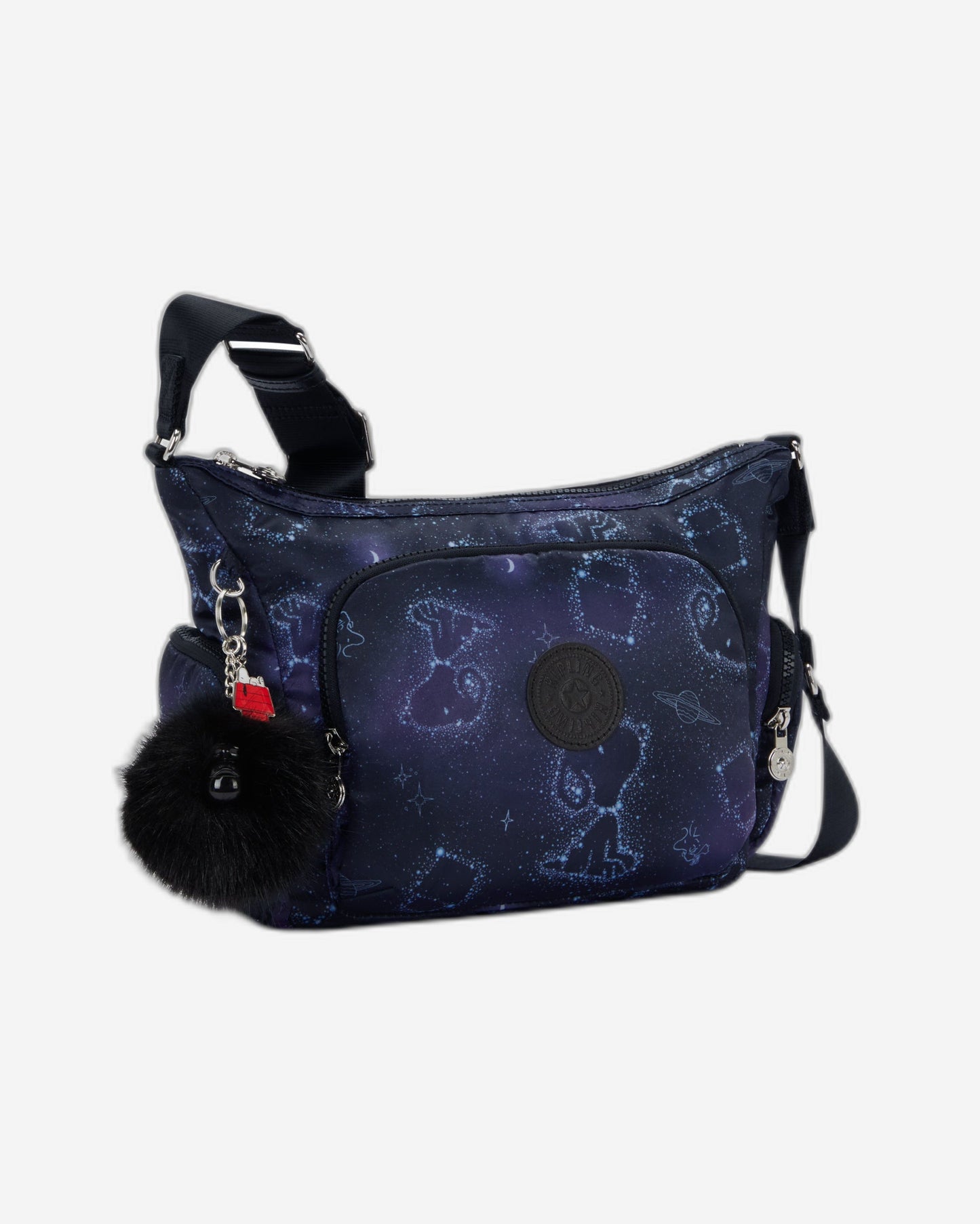 Kipling Peanuts Gabb S حقيبة كروسبودي متوسطة الوزن خفيفة الوزن I9663-3PW