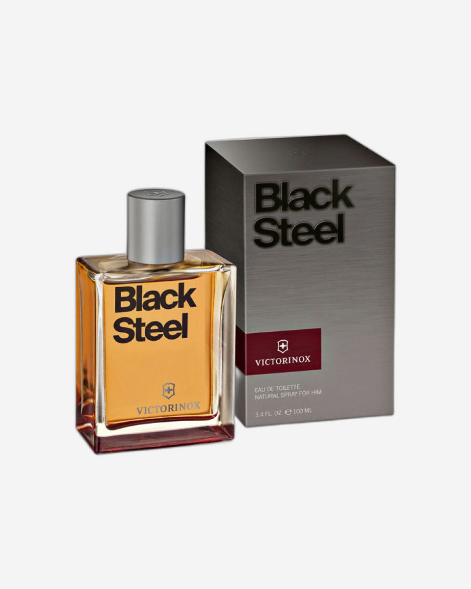 فيكتورينوكس بلاك ستيل للرجال أو دو تواليت 100 مل بخاخ طبيعي