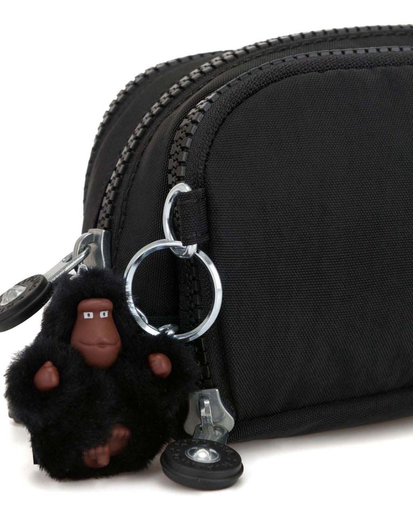 كيبلينج-جيتروي-حقيبة أقلام كبيرة بسحاب مع حجرات متعددة - أسود حقيقي-13564-J99