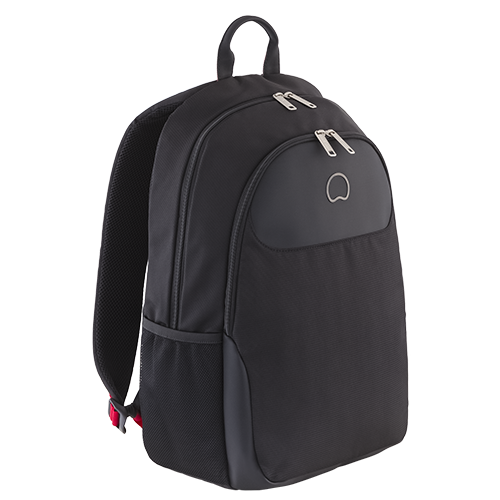 DELSEY PARVIS 2 CPT BACKPACK PC PROTECTION 003943603 BLACK