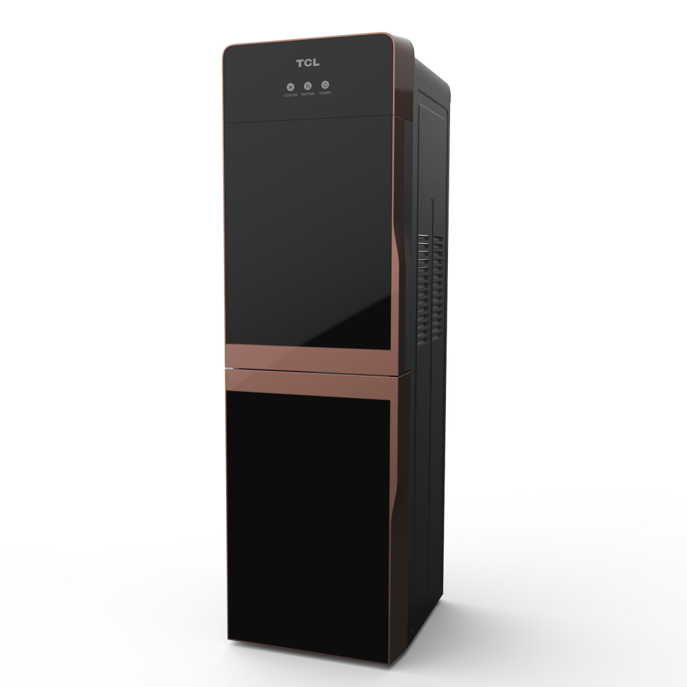 موزع مياه TCL ذو تحميل علوي بثلاث صنابير، أسود TY-LWYR85B
