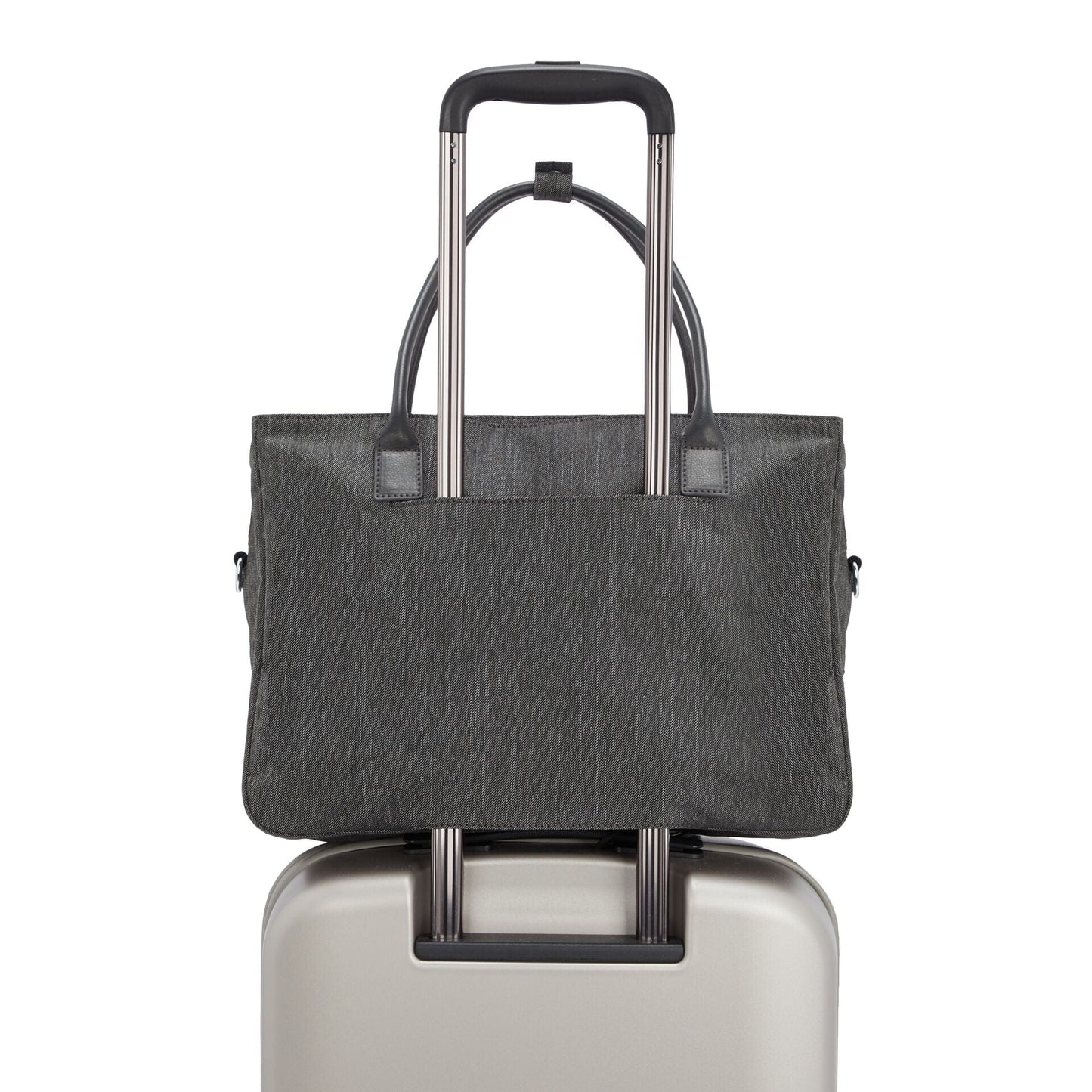 KIPLING-SUPERWORKER-حقيبة عمل (مع حزام كتف قابل للإزالة) - أسود فلفلي - I5190-78S
