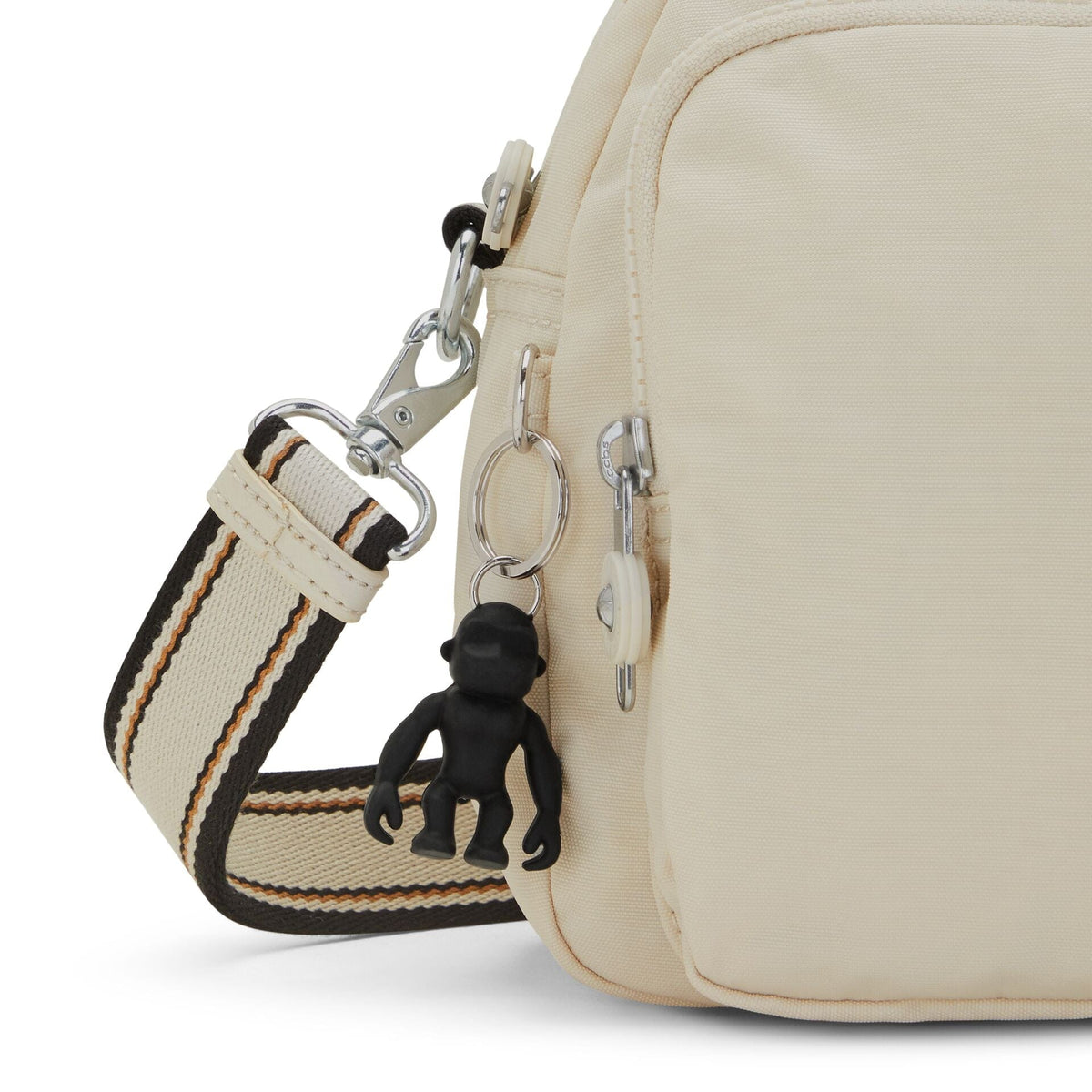 KIPLING-Cool Defea-حقيبة كتف متوسطة الحجم (بحزام كتف قابل للإزالة)-رملي فاتح-I2849-W58