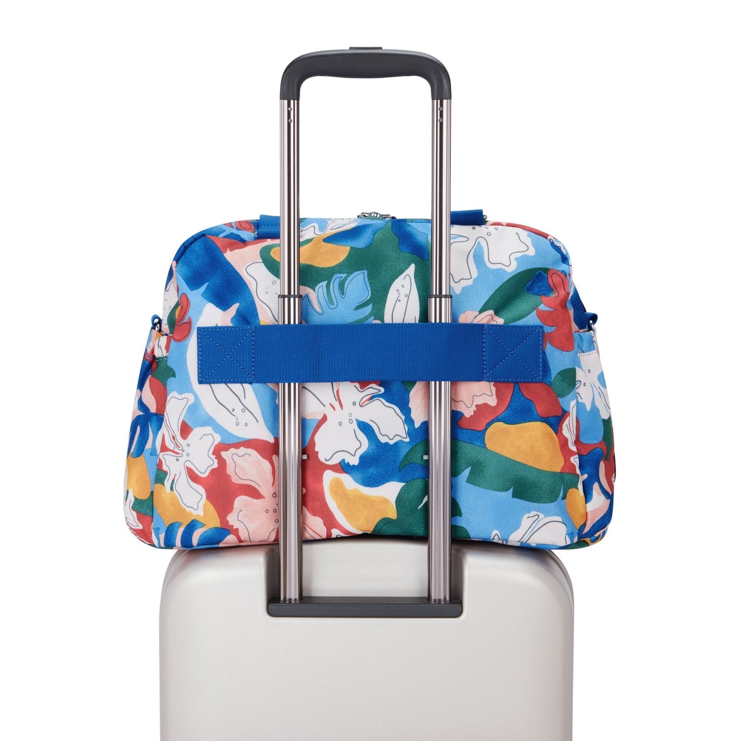 KIPLING-DENY-حقيبة عطلة نهاية أسبوع متوسطة (مع حزام قابل للإزالة)-نسخة نباتية-I3491-W26