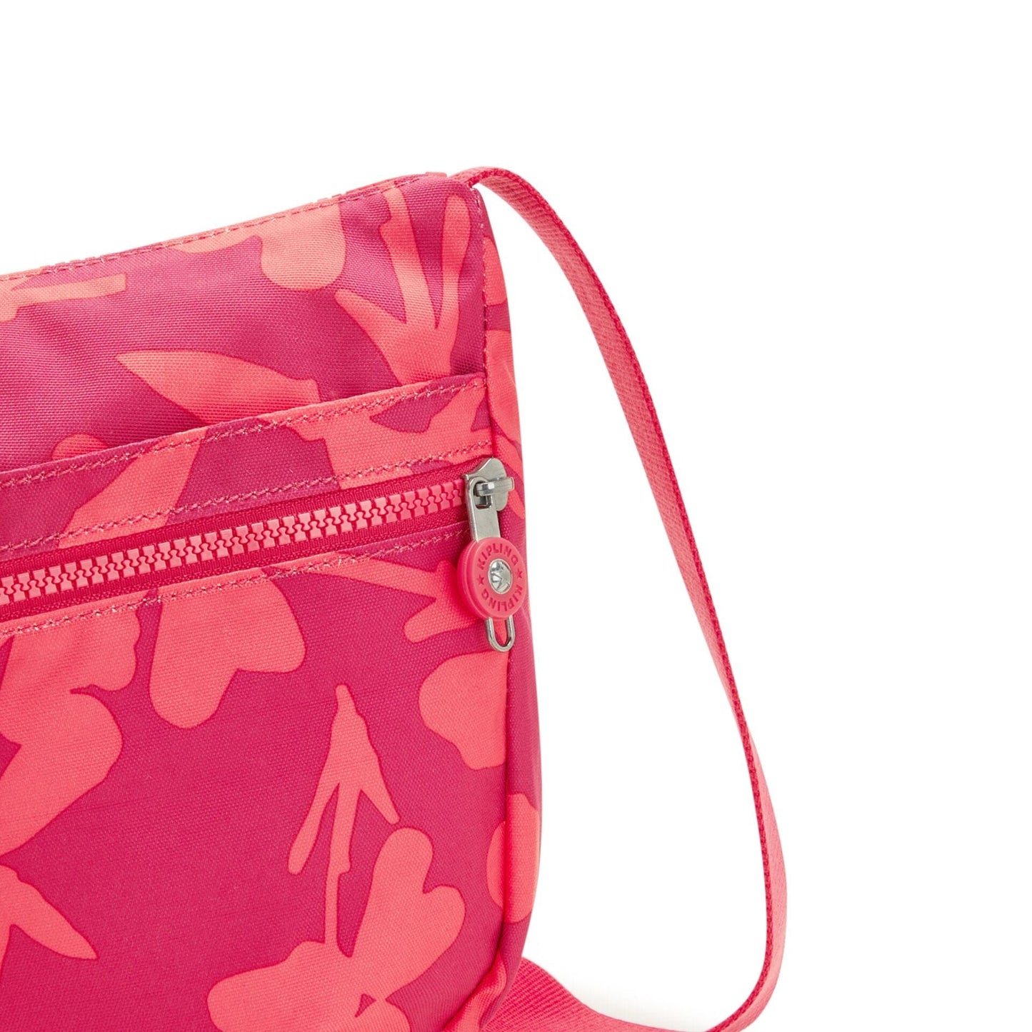 KIPLING-Izellah-Medium crossbody-Coral Print-I5034-T44
