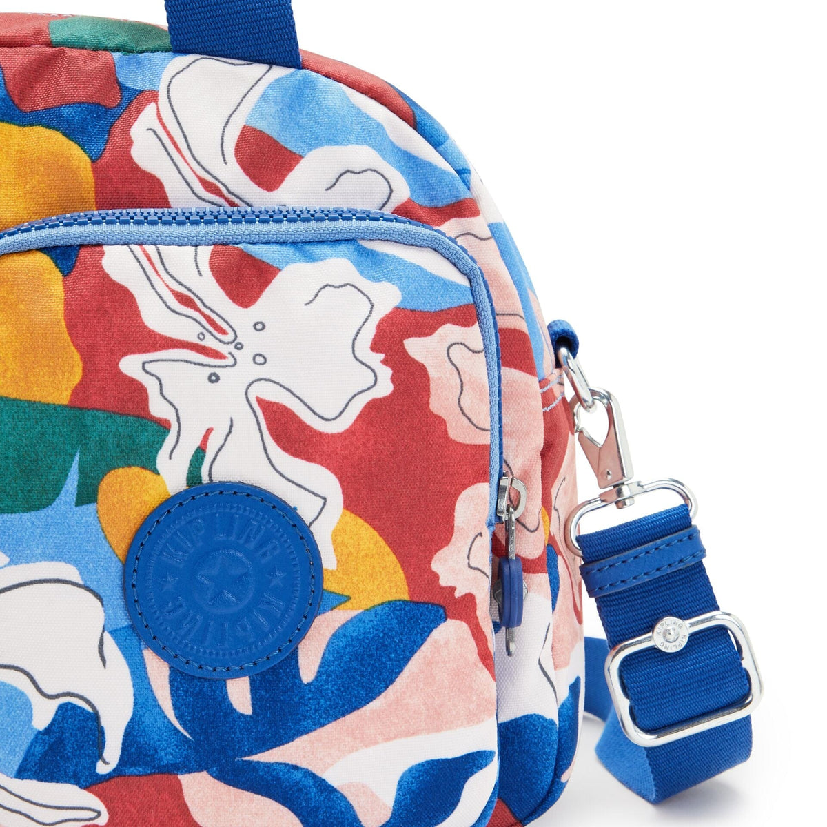 KIPLING-COOL DEFEA-حقيبة كتف متوسطة الحجم (بحزام كتف قابل للإزالة)-نسخة نباتية-I5479-W26