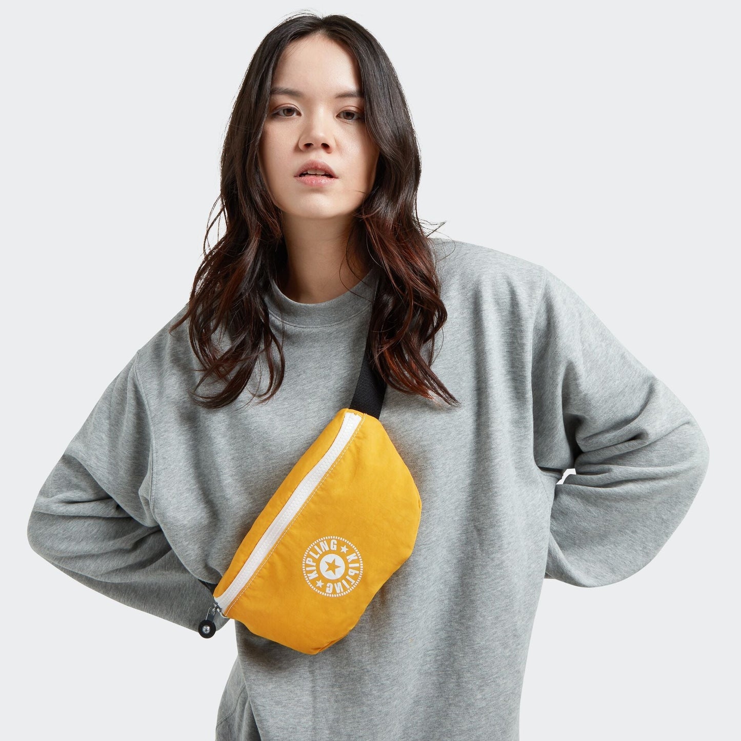 حقيبة خصر صغيرة من KIPLING للجنسين Rapid Yellow C Fresh Lite