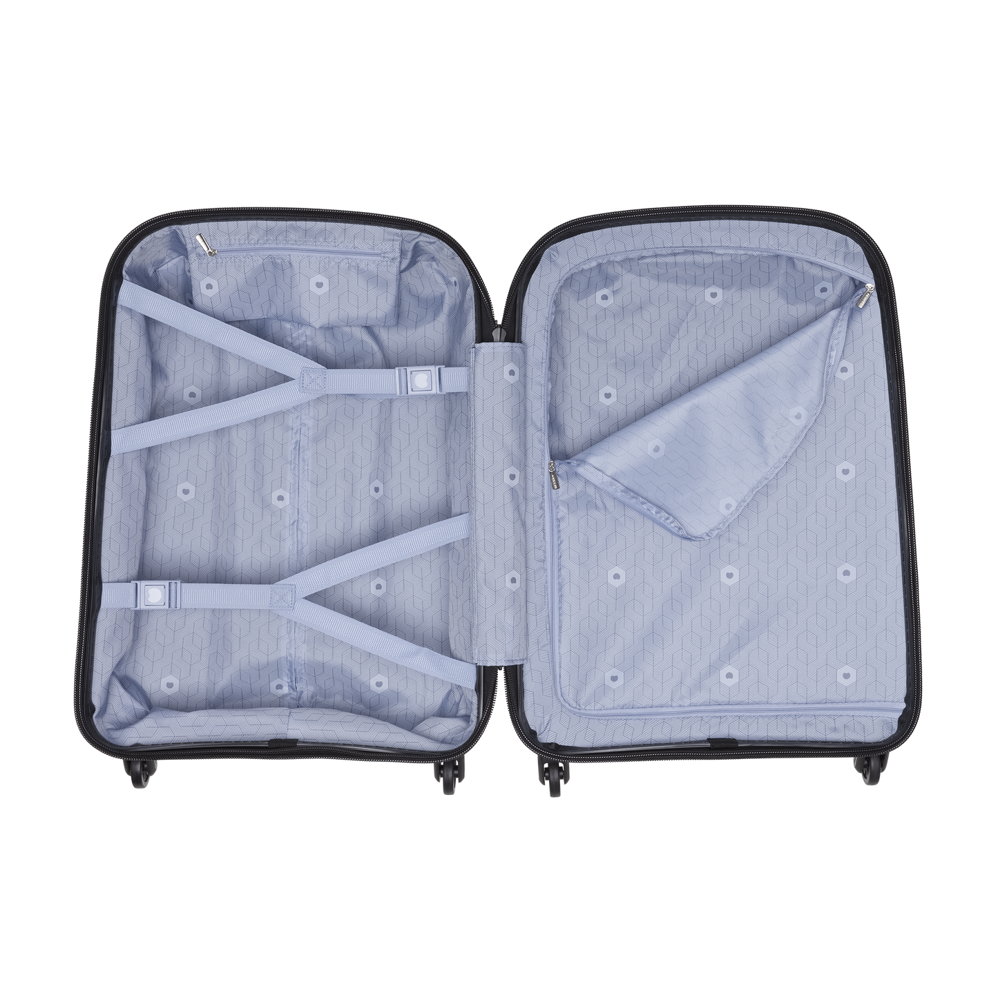 حقيبة سفر Delsey Paris Belmont Plus القابلة للتوسيع مقاس 61 سم، لون أحمر