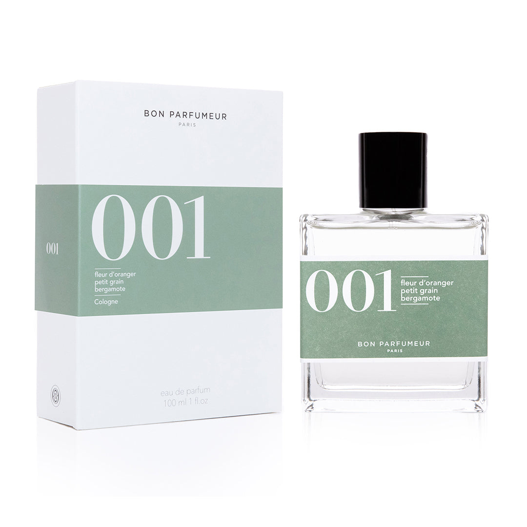 Bon Parfumeur: كولونيا - 001 أورانج بلوسوم، بيتيتجرين، برغموت للنساء أو دو برفوم كولونيا 100 مل رذاذ طبيعي