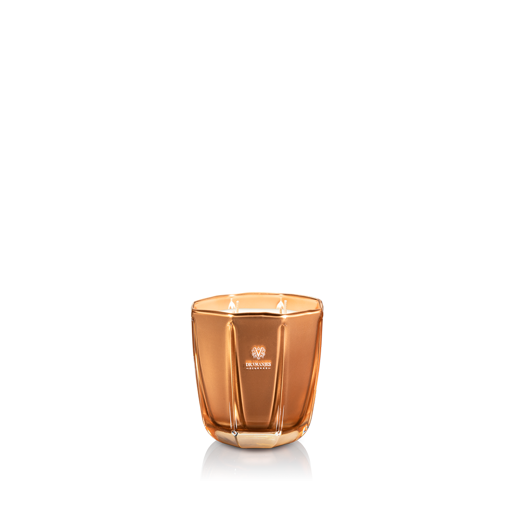 CANDELA OUD NOBILE DECORATIVE SCENTED CANDLE 500GR ORO MET.