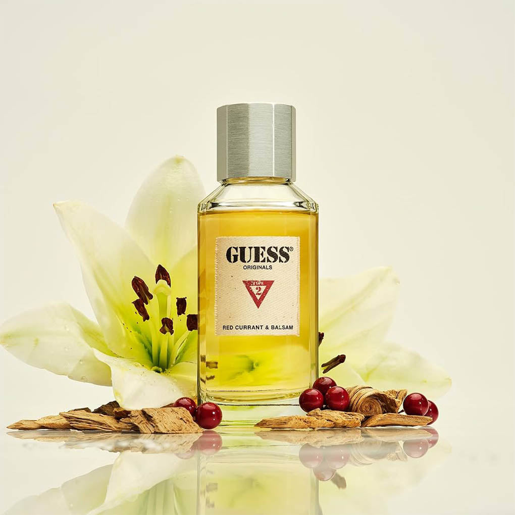 عطر GUESS ORIGINALS TYPE 2 RED CURRANT AND BALSAM 100ML NATURAL SPRAY