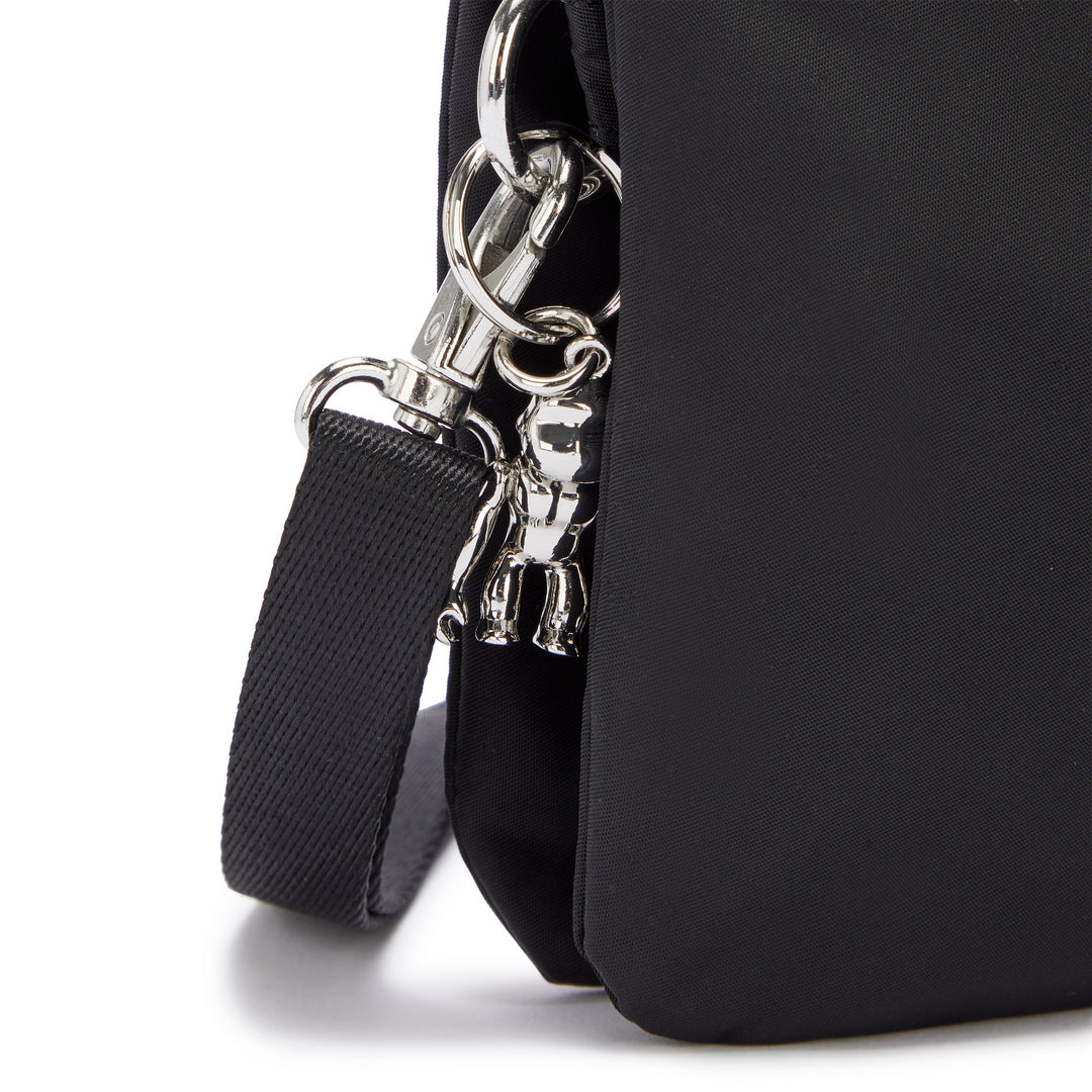 حقيبة KIPLING صغيرة (بحزام قابل للإزالة) للنساء Paka Black Riri