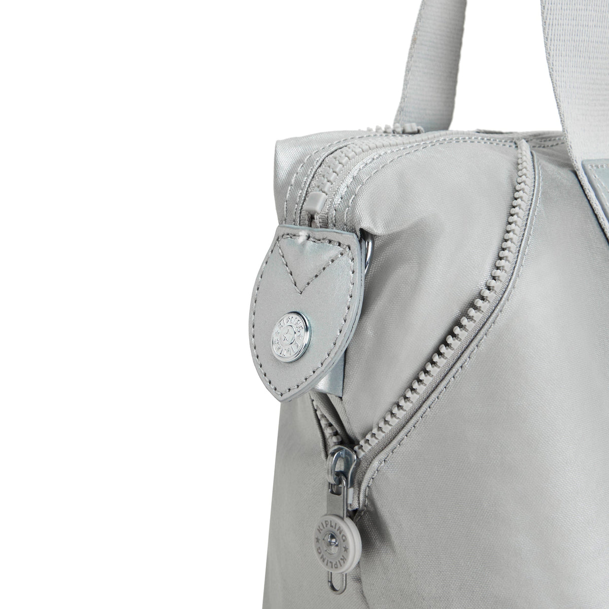 KIPLING-Art Mini-حقيبة يد صغيرة (بحزام كتف قابل للإزالة)-معدني لامع-15410-QD7