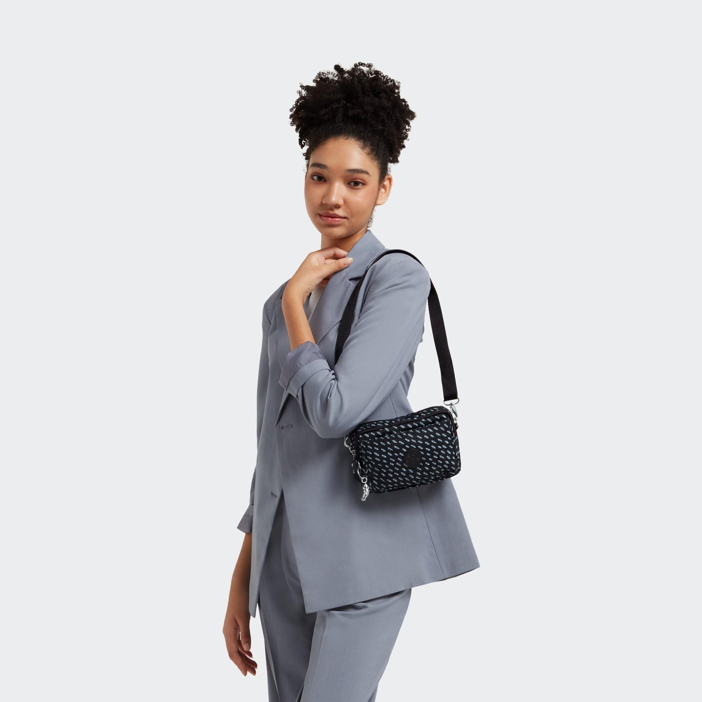 KIPLING-Abanu Multi-Small Crossbody Convertible to Waist Bag (with removed straps)-Ultimate Dots-I4706-R87