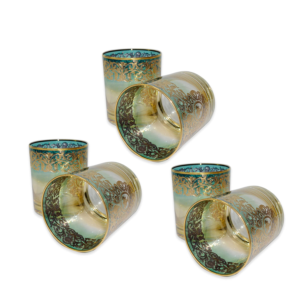 COMBI DEBRA GREEN 6-PC SET SHORT TUMBLER 260ML