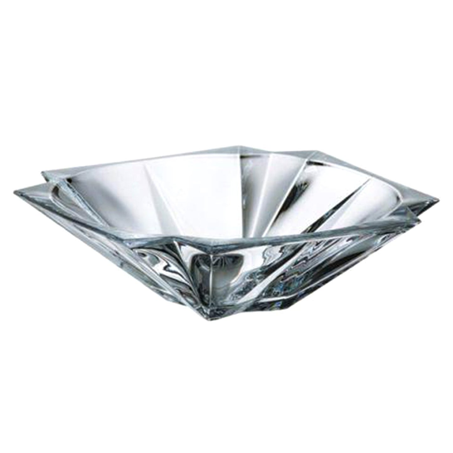 Bohemia Crystal Glass Metropolitan Footed Bowl - 33 cm - 5390981 - Jashanmal Home
