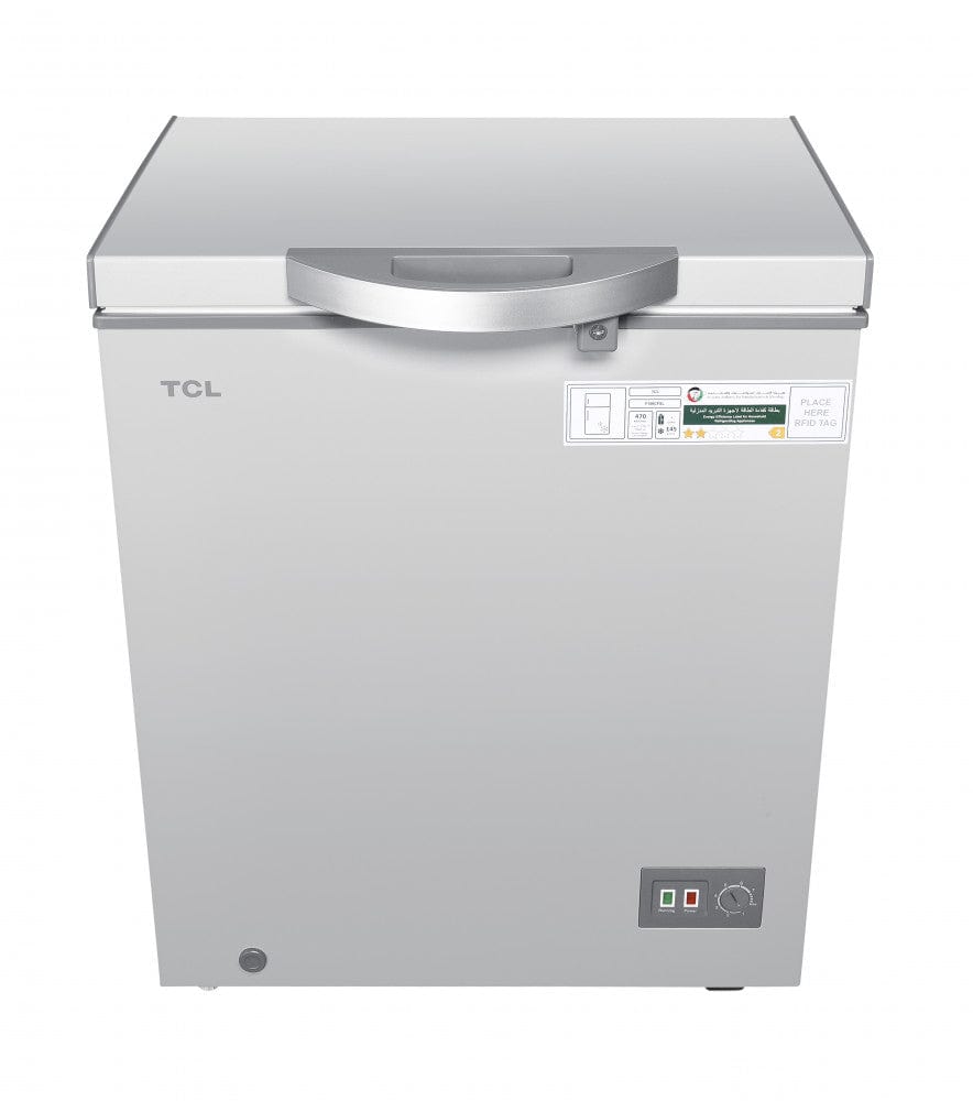 TCL 188LTR CHEST FREEZER MECHANICAL CONTROL-SILVER, F188CFSL