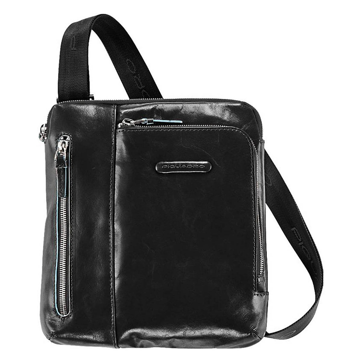 Piquadro Blue Square Crossbody Bag with Ipad Compartment - Black - CA1816B2/N - Jashanmal Home